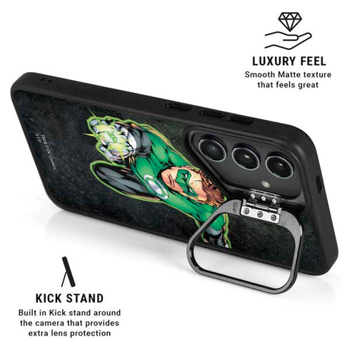 DC Comics Green Lantern Portrait Art by Jim Lee Galaxy S25 Ultra Kickstand Case